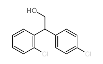 2-(2-chlorophenyl)-2-(4-chlorophenyl)ethanol structure