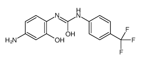 1-(4-amino-2-hydroxyphenyl)-3-[4-(trifluoromethyl)phenyl]urea结构式