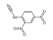 2,4-dinitrophenyl selenocyanate Structure