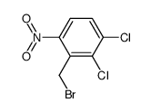 2-(溴甲基)-3,4-二氯-1-硝基苯结构式