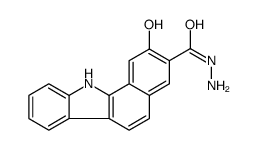 2-hydroxy-11H-benzo[a]carbazole-3-carbohydrazide结构式