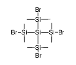 tetrakis(dimethylbromosilyl)silane Structure