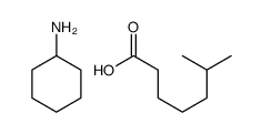 isooctanoic acid, compound with cyclohexylamine (1:1) structure