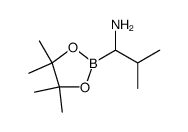 2-methyl-1-(4,4,5,5-tetramethyl-1,3,2-dioxaborolan-2-yl)propan-1-amine Structure