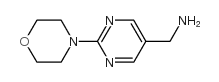 (2-吗啉嘧啶-5-基)甲基胺结构式
