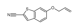 6-(Allyloxy)-1-benzothiophene-2-carbonitrile Structure