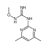 2-(4,6-dimethylpyrimidin-2-yl)-1-methoxyguanidine Structure