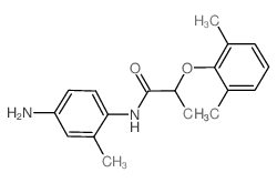 N-(4-Amino-2-methylphenyl)-2-(2,6-dimethylphenoxy) propanamide Structure