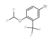 4-溴-1-(二氟甲氧基)-2-(三氟甲基)苯结构式