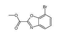 METHYL 7-BROMOBENZO[D]OXAZOLE-2-CARBOXYLATE Structure