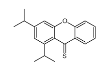 1,3-di(propan-2-yl)xanthene-9-thione Structure