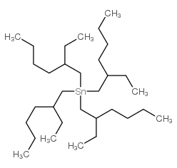 Tin, tetrakis(2-ethylhexyl)- structure