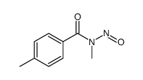 N,4-dimethyl-N-nitrosobenzamide Structure