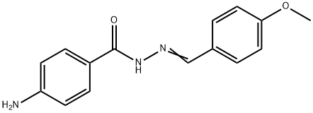 4-aminobenzoic (4-methoxybenzylidene)hydrazide图片