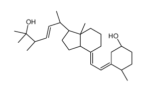 (1S,3E,4S)-3-[(2E)-2-[(1R,3aS,7aR)-1-[(E,2R,5S)-6-hydroxy-5,6-dimethylhept-3-en-2-yl]-7a-methyl-2,3,3a,5,6,7-hexahydro-1H-inden-4-ylidene]ethylidene]-4-methylcyclohexan-1-ol Structure