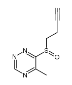 6-(but-3-yn-1-ylsulfinyl)-5-methyl-1,2,4-triazine Structure