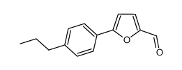 5-(4-propylphenyl)furan-2-carbaldehyde Structure