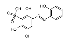 5-Chlor-2,2',4-trihydroxy-azobenzol-3-sulfonsaeure Structure