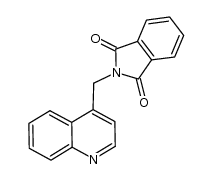 2-(quinolin-4-ylmethyl)-1H-isoindole-1,3(2H)-dione结构式