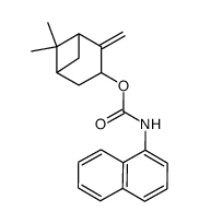 [1]naphthyl-carbamic acid pin-2(10)-en-3-yl ester Structure