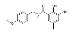 3-Amino-2-hydroxy-N-(4-methoxy-benzyl)-5-methyl-benzamide Structure