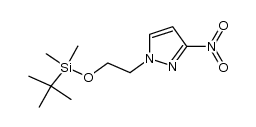1-[2-(tert-butyl-dimethyl-silanyloxy)-ethyl]-3-nitro-1H-pyrazole Structure