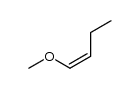 cis-1-methoxybut-1-ene Structure