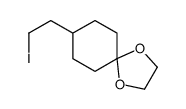 8-(2-iodoethyl)-1,4-dioxaspiro[4.5]decane Structure