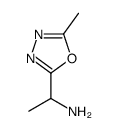 1-(5-methyl-1,3,4-oxadiazol-2-yl)ethanamine(SALTDATA: HCl)结构式