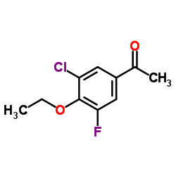 3'-Chloro-4'-ethoxy-5'-fluoroacetophenone Structure