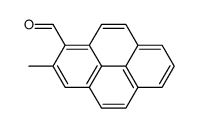 2-methylpyrene-1-carboxaldehyde Structure