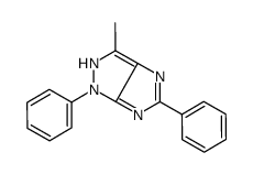 3-methyl-1,5-diphenyl-2H-imidazo[4,5-c]pyrazole结构式