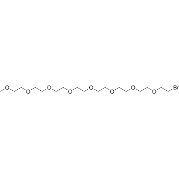 m-PEG8-bromide structure