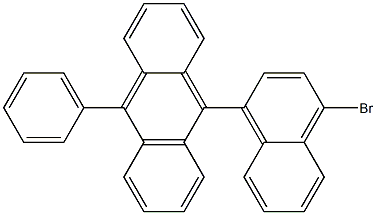 9-(4-bromonaphthalen-1-yl)-10-phenylanthracene structure