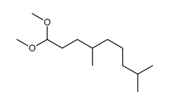 1,1-dimethoxy-4,8-dimethylnonane结构式