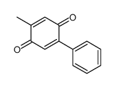 2-methyl-5-phenylcyclohexa-2,5-diene-1,4-dione Structure