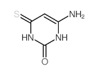 2(1H)-Pyrimidinone,6-amino-3,4-dihydro-4-thioxo-结构式