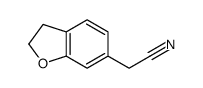 2-(2,3-二氢苯并呋喃-6-基)乙腈结构式