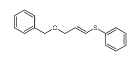 trans-1-phenyl-5-phenylthio-2-oxapent-4-ene结构式