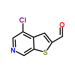 4-Chlorothieno[2,3-c]pyridine-2-carbaldehyde Structure