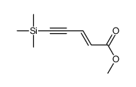 methyl 5-trimethylsilylpent-2-en-4-ynoate Structure