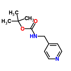 tert-Butyl (pyridin-4-ylmethyl)carbamate Structure