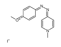 (4-methoxyphenyl)-(1-methylpyridin-1-ium-4-yl)diazene,iodide结构式