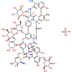 Ristomycin sulfate structure