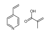 4-ethenylpyridine,2-methylprop-2-enoic acid结构式