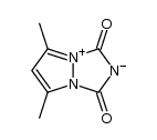 5,7-Dimethyl-1-oxo-1H-pyrazolo[1,2-a][1,2,4]triazol-4-ium-3-olat Structure