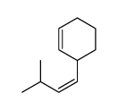 3-(3-methylbut-1-enyl)cyclohexene结构式