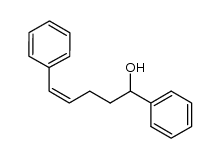 (Z)-1,5-diphenylpent-4-en-1-ol结构式