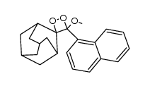 4-methoxy-(1-[1-naphthyl])spiro[1,2-dioxetane-3,2'-adamantane]结构式