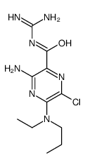 5-(ethylpropyl)amiloride structure